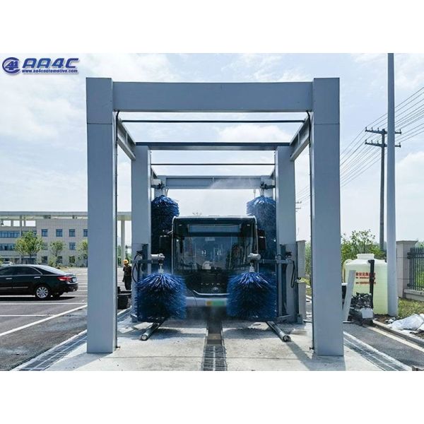 AA4C Automatic Drive Through 4 Brushes Bus Truck Washer Rollover Washing Machine AA-DR2