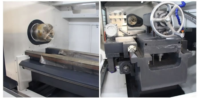 Горизонтальный металл плоской кровати CK6140 	Машина токарного станка CNC токарного станка CK6140 CNC
