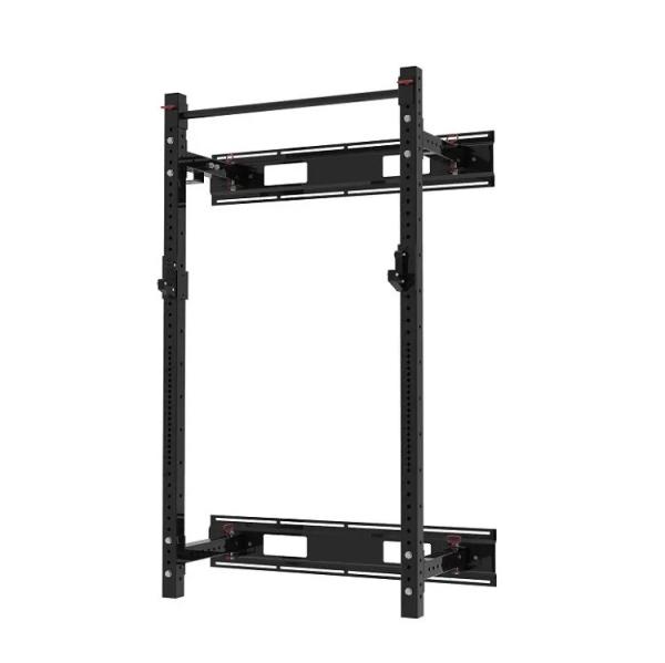 Home Gym Wall Mounted Foldable Pull Up Bar Strength Training Smith Machine Squat Racks