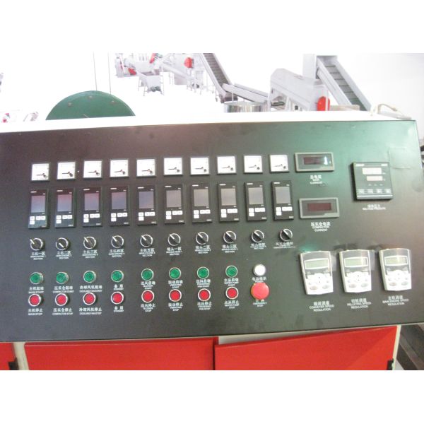 Water Ring Pellets Plastic Recycling Production Line , PP Recycling Machine Plastic Film Compactor