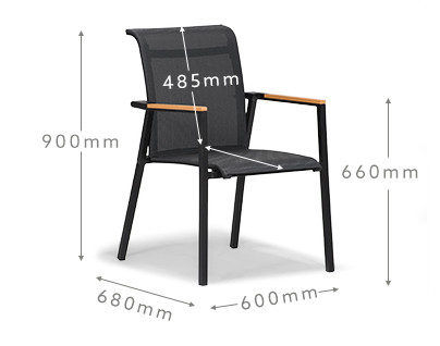 Outdoor 8 Seater Extendable Dining Table Set with Armchair in Modern Luxury Design