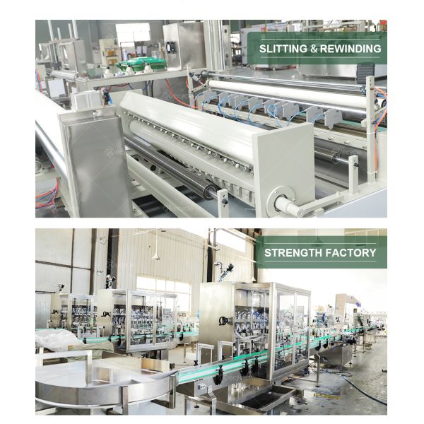Customized CE Approved Canister Wet Wipes Production Machine Baby Wet Tissue Making Equipment