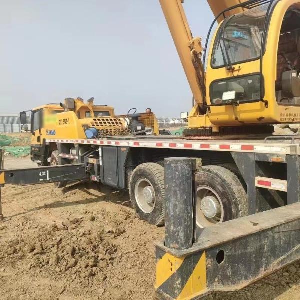 25T Heavy Duty Used Truck Crane Construction Machinery Hoist Crane 2017 Good Condition
