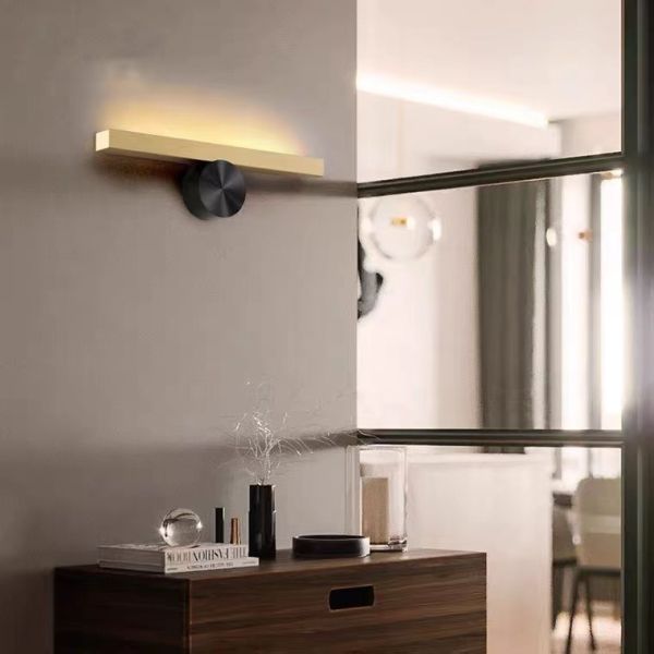Kids Room Minimalist LED Bedroom Black Wall Lamp Low Voltage Wall Lights