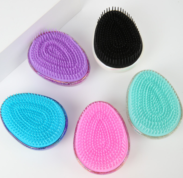 Wholesale colorful comb high quality massage brush for hair extensions