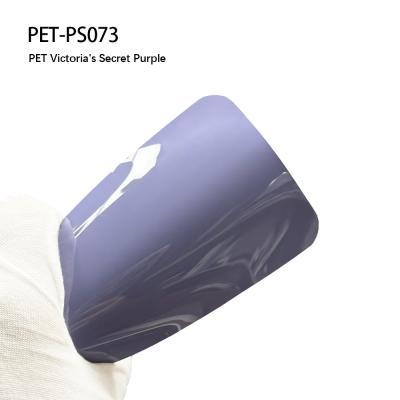 PET-PS073 PET Victoria's Secret film automobile violet résistant à l'abrasion enveloppe brillante