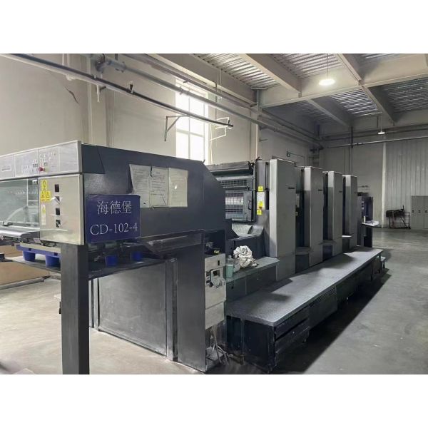 Impressora offset multicolor CD102 para Heidelberg Equipamento de impressão offset 5 cores