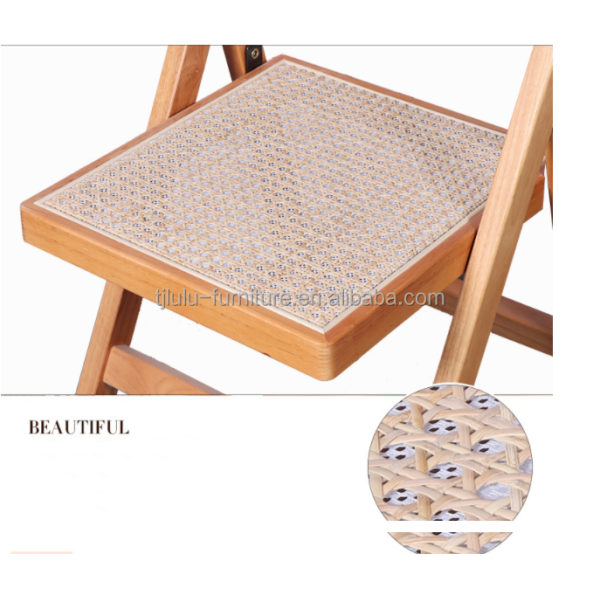 Customized Tianjin Lulu Outdoor Folding Rattan Garden Chairs for Comfortable Seating