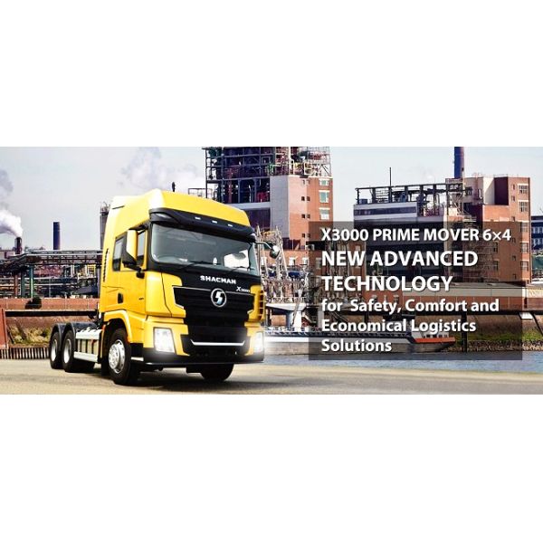 Сварочный трактор SHACMAN перевозит X3000 модель на грузовиках 6*4/10 колес