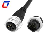 Conector LED à prova d'água de cabo de alimentação de 3 núcleos Conectores de fio de desligamento rápido de 5 pines