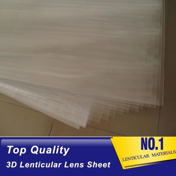Wholesale 100 lpi 3d lenticular lens sheet PP PET Lenticular Material Plastic Lenticular Sheet For 3D Printing