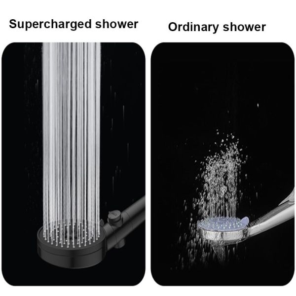 Exposed Shower Faucet Feature With Slide Bar 2024 Lizhen Hwa-Vic. High Pressure Handheld Shower Head