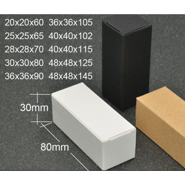 Customized Cosmetics Kraft Paper Essential Oil Bottle Packaging Boxes