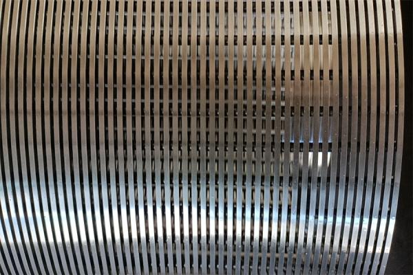 SS304 Johnson Continuous Slot Screen o fio de V que envolveu BSP rosqueou a tubulação