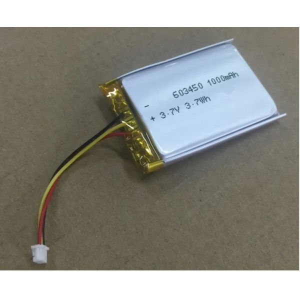 Beauty Device Li Polymer Battery 573450/553450/503450/603450-1000~1200mAh Rechargeable Lipo Battery