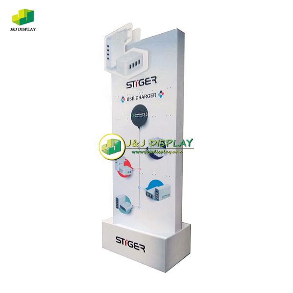 Paperboard POS Pegboard Display Stand Digital Printed For Theater