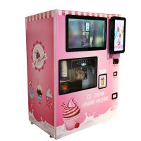 Máquina expendedora suave del helado del billete de banco de 3 atascos completamente automática