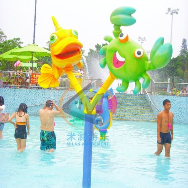 Square Funny Gate Spray Water Play Splash Pads For Swimming Pool