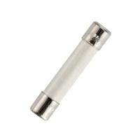 Latón niquelado temporario rápido del fusible de cerámica del tubo de la CA 500V 16A de 3AG 6x30