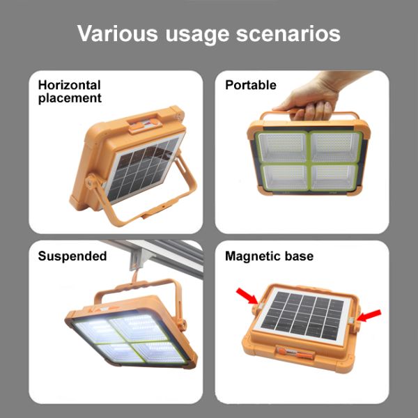 Multifunctional Solar Led Camping Light Outdoor Camping Light with Usb