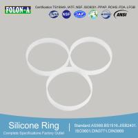 Anneaux O personnalisés transparents / silicone élastomère pour les températures extrêmes et la compression