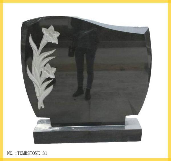 Stone Tombstone Granite Gravestone Monument Memorial (YKTMS-31)