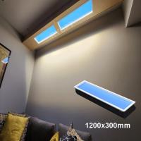 90% de transmissão de luz Painéis de claraboia com potência máxima de 60W e controle Tuya
