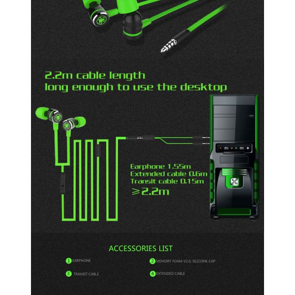 In-Ear Earphone Magnetic 3.5mm Gaming Strong Bass Earphones Sport audifonos For iPhone Samsung With Mic fone de ouvido