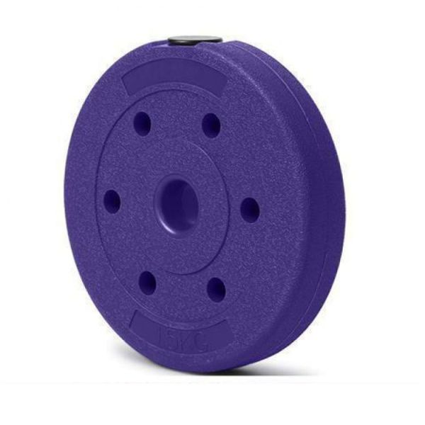 ABS Barbell Weight Lifting Cement Weight Plate Colorful