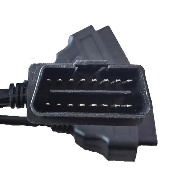 Extension Data OBD2 Y Cable Elbows 16 Pin 1 Male To 2 Female