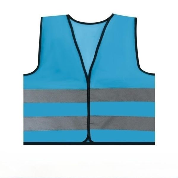 SGS Детские рефлекторные жилеты Velcro закрытие высокой видимости индивидуальные защитные жилеты