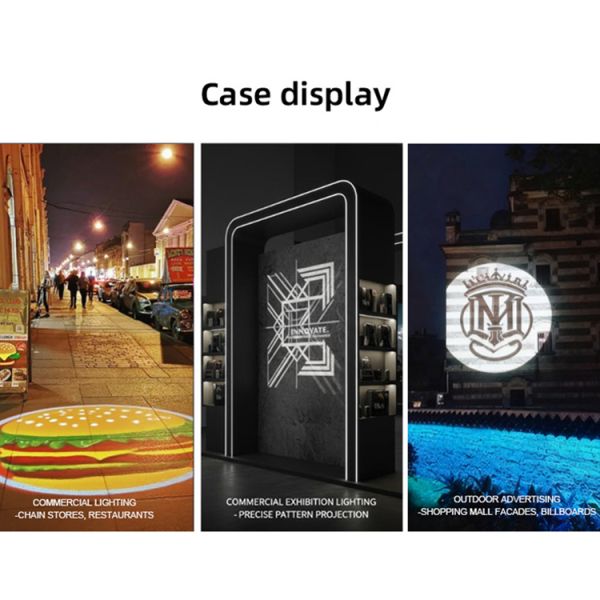 60w LED IP65 Waterproof Advertising Projection Lamp Outdoor Gobo Projector