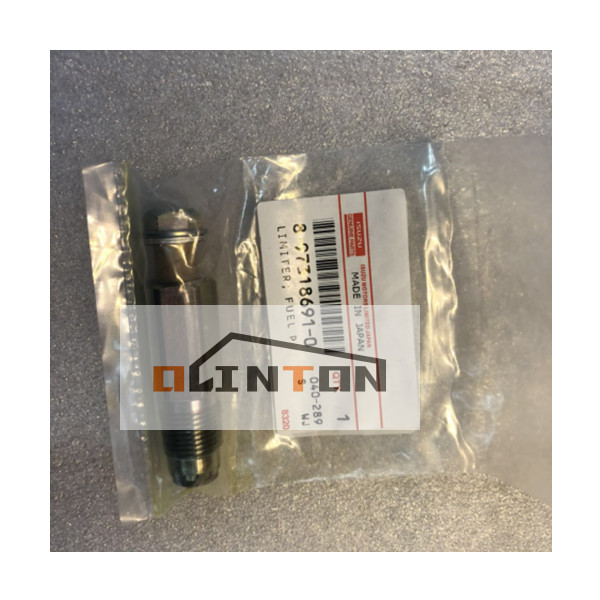 Válvula de alivio de presión del tren de combustible de soporte OEM 8-97318691-0 para ZX330-3 6HK1