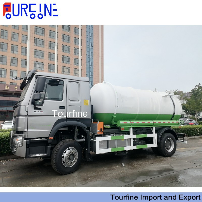 SINOTRUK HOWO 18CBM (18,000L) Sewage Vacuum Truck | Heavy Duty Sludge Suction Tank Truck For Sale