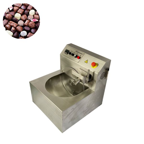 Manual Table Type Chocolate Tempering Moulding Chocolate Enrober Machine