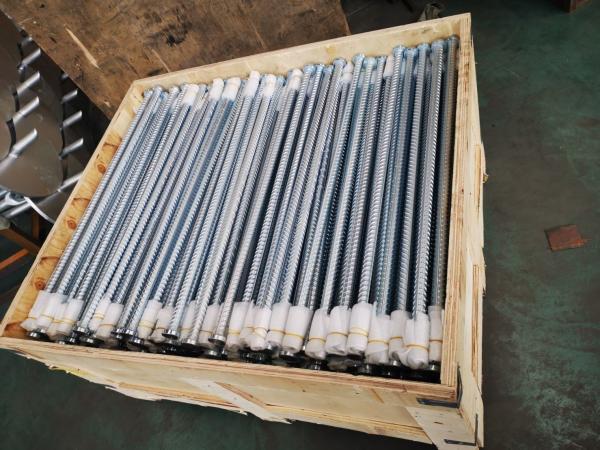 Q355 ASTM Piles à vis hélicoïdales en acier galvanisé en acier rond en spirale