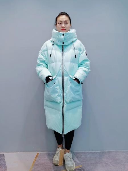 FODARLLOY F23516 Ladies Warm Hooded Cotton-padded Clothes Women Slim Long Winter Jackets Women Coats