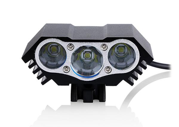 Aluminum Mountain Bike Front Light 2200 Lumens Weight 130g Acrylic Optical Len