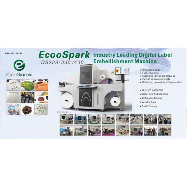 IQ330 Digital Label Printing and Finishing Machine with 1440*360 dpi Resolution, 50m per Minute Speed, and UV LED Curing
