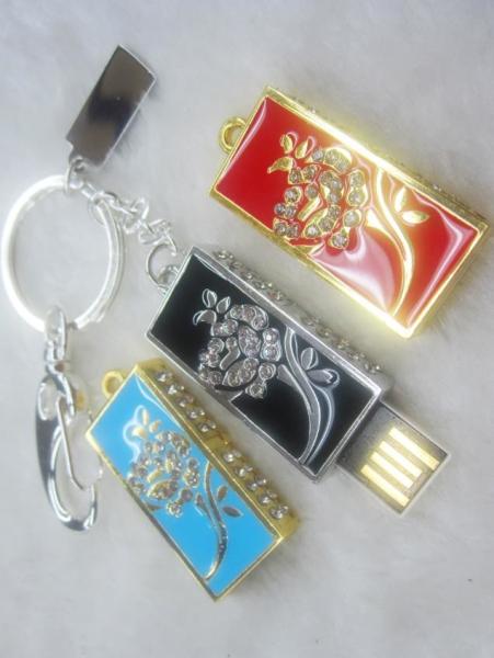 Customized Logo and image Poker Keychain Jewelry USB flash drive 4Gb