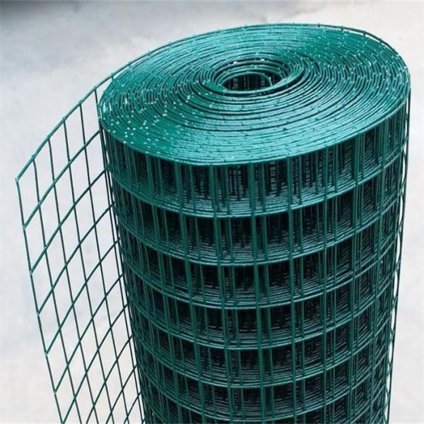 Galvanized Steel Welded Wire Mesh Fence Roll 1/2'' Hardware Cloth with 2mm PVC Coating Cut & Bend Processing