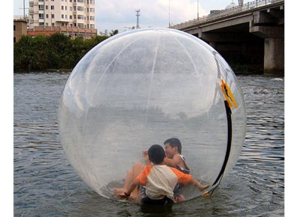 Exciting Inflatable Water Rolling Ball , Water Splash Ball For Adults N Children