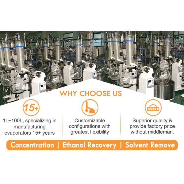 OEM Rotary Vacuum Evaporator 50L Laboratory Vacuum Evaporator