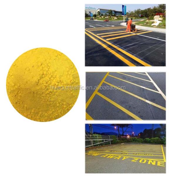Reflective Thermoplastic Road Marking Paint , High Reflective Road Line Marking Paint