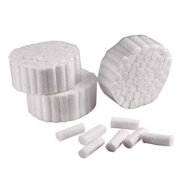Small Health Dental Cotton Roll High Absorbency Softness Skin Friendly