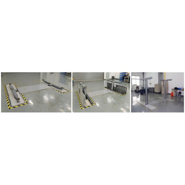 Factory Direct Sale Two Post In Ground Car Lifts 2 Post Hydraulic Under Ground Lift 6ton