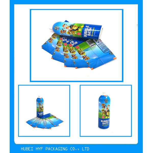 PET Printed Heat Shrink Drink Bottle Labels Heat Sensitive For Beverage Sleeves