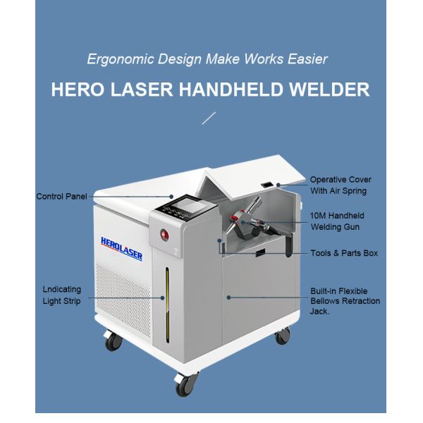 Handheld 1000W 1500W 2000W Laser Welding Machine For Mold Repairing