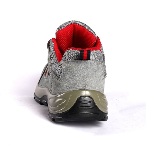 Shengjie Metal Eyelet Leather Mesh Противоскользящая и нефтяная рабочая функция Спортивная PU мужская обувь безопасности