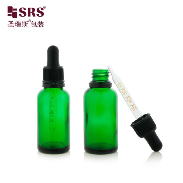 Empty 5ml 10ml 15ml 20ml 30ml 50ml 100ml Glass Dropper Bottle with TEC for Skincare Essential Oil